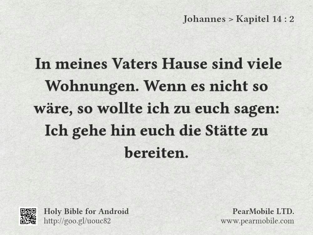 Johannes, Kapitel 14:2